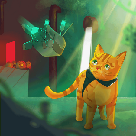 Stray, a cat game